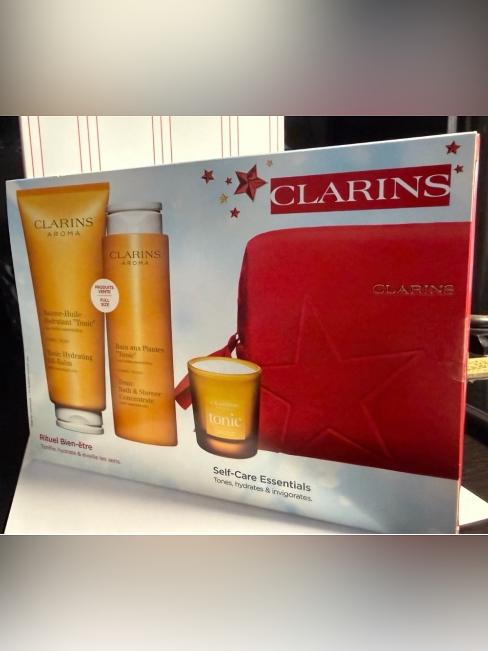 Clarins Self Care Gift Set (New in Box)